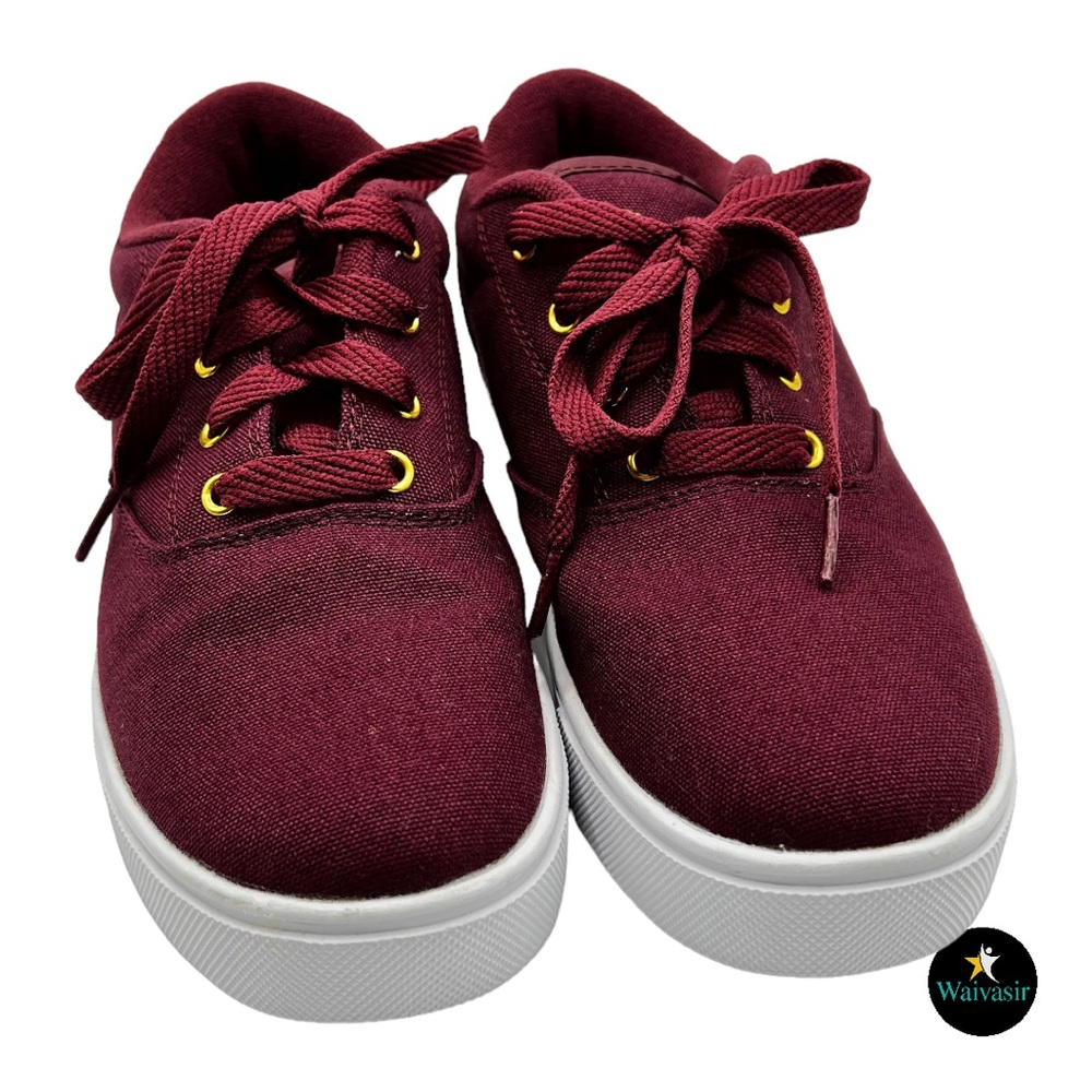 Heelys Launch Burgundy / Gold Ankle-High Fashion Wheel Sneakers - Y6